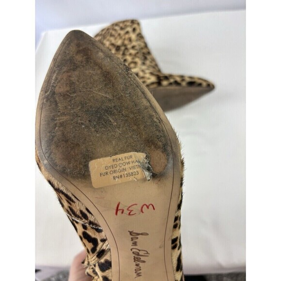 Sam Edelman Leopard Print Ankle Boots - Picture 10 of 15